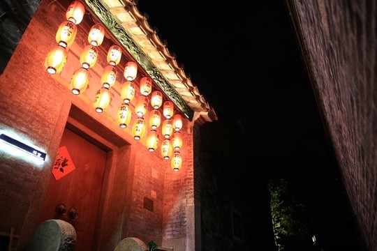 大鵬所城古建筑夜景