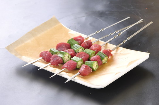 烤牛肉秋葵
