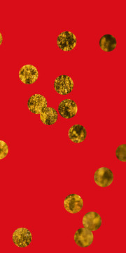 紅金花紋