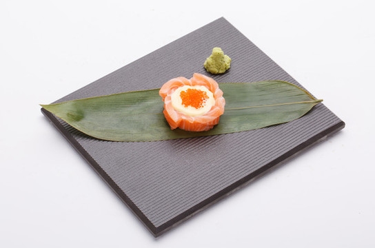 三文魚花