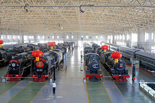 鐵道博物館機(jī)車陳列