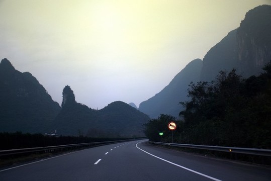 在路上