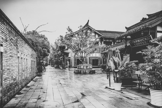 四川古鎮(zhèn)老照片