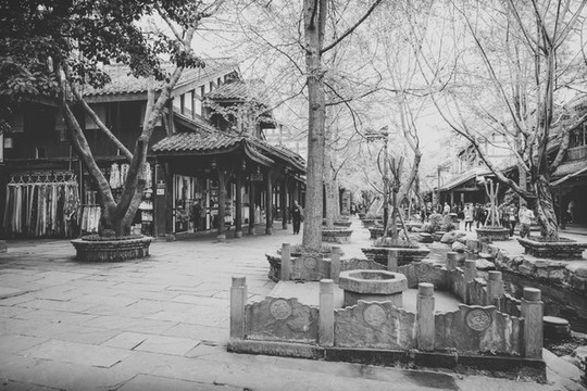 四川古鎮(zhèn)老照片