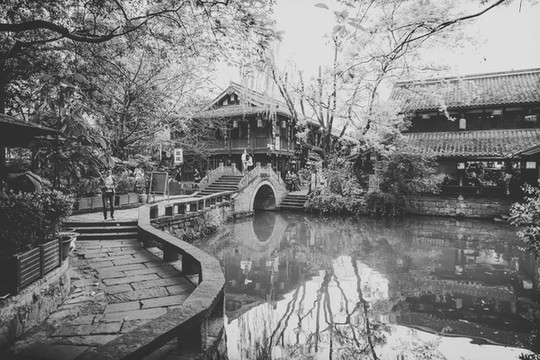 四川古鎮(zhèn)老照片