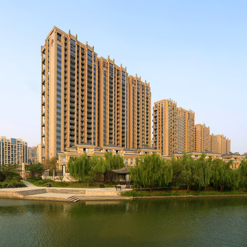 高層住宅建筑風光