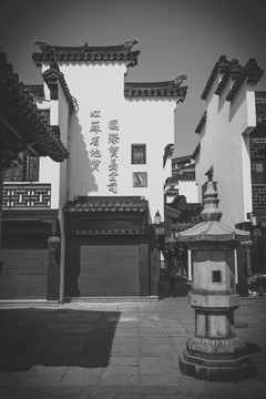 老南京秦淮河夫子廟老建筑