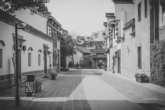老南京夫子廟秦淮河老建筑