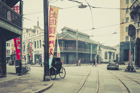 老上海民國場景