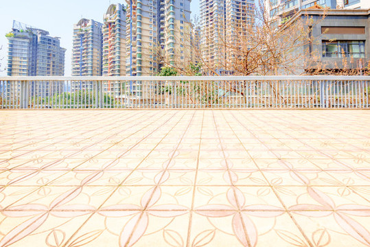 空的廣場地面素材
