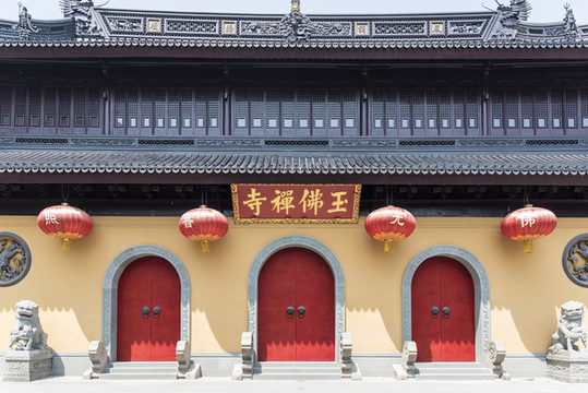 上海玉佛寺正門