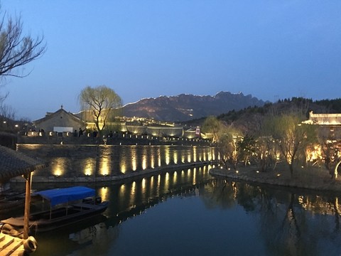 古北水鎮(zhèn)夜景