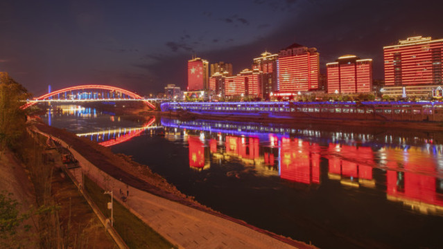 宜賓城市夜景