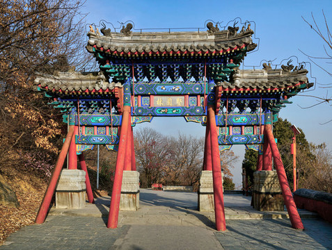 寶珠洞牌坊全景大畫幅