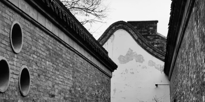 黑白古建筑