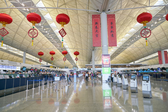 香港國(guó)際機(jī)場(chǎng)辦理登機(jī)區(qū)域
