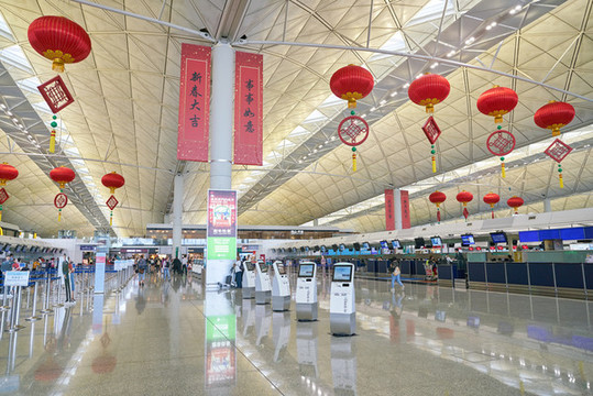 香港國際機(jī)場辦理登機(jī)區(qū)域