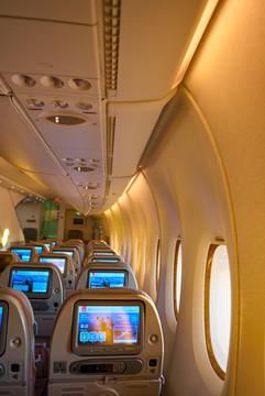 阿聯(lián)酋航空A380客機(jī)低層客艙