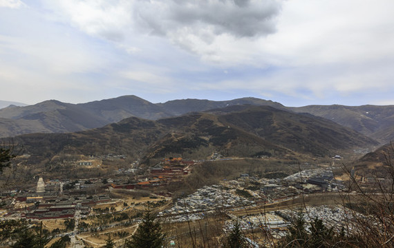 中國山西五臺山風光