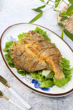 香煎黃花魚