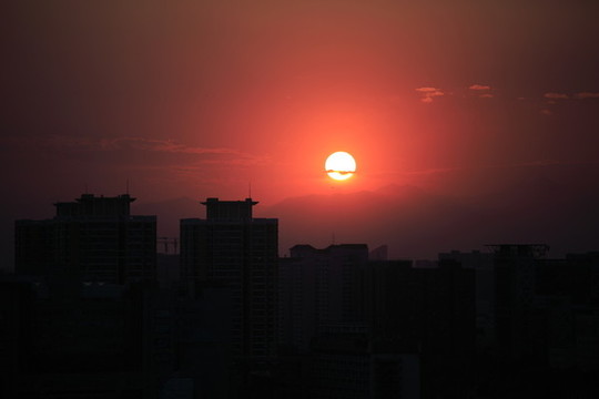 北京夕陽