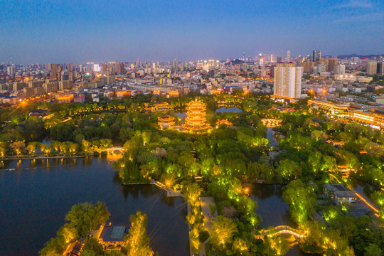 大明湖晚霞57