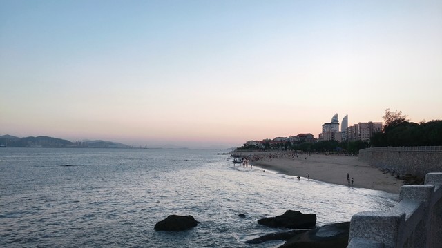 海邊晚霞