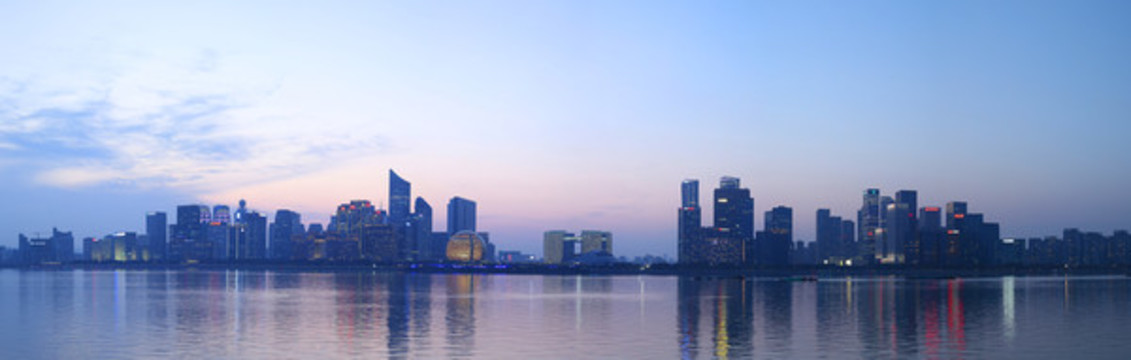 錢(qián)江新城全景