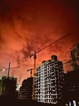 工地夜景