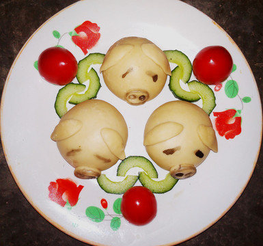 面食豬貢品制作