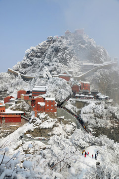 武當(dāng)山雪景
