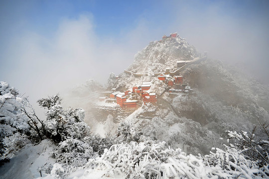 武當山雪景