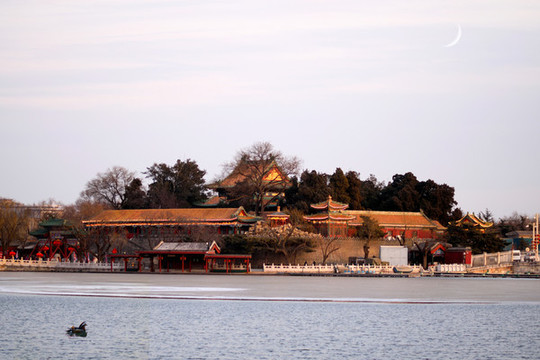 北海公園團城夜景