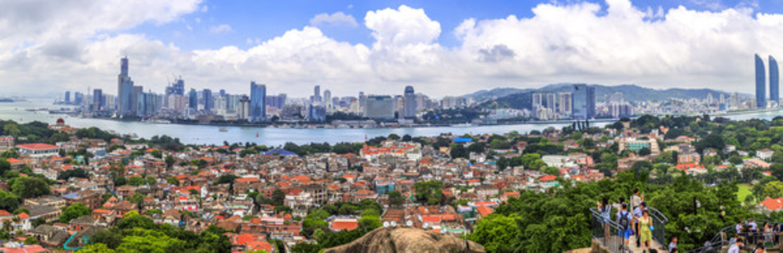 廈門鼓浪嶼全景大畫幅
