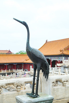 故宮銅鶴