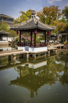 常熟趙園橋亭