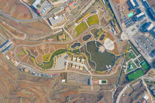航拍岱崮地貌公園04