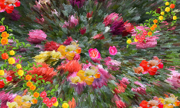 花卉油畫