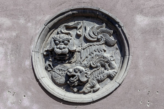 獅子磚雕
