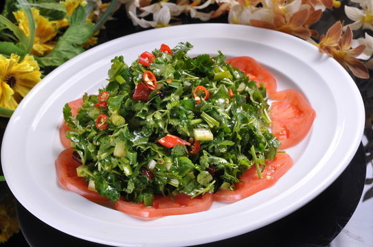 香蔥拌香菜