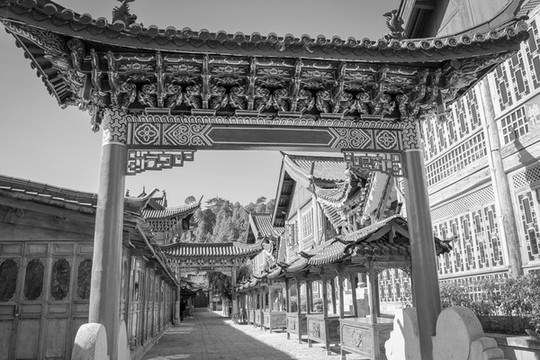 古建筑門樓