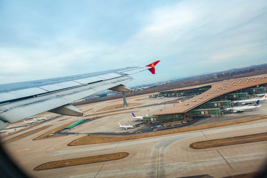 鳥瞰首都國際機場