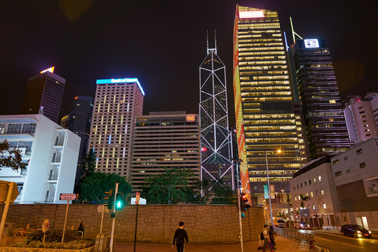 香港城市夜景
