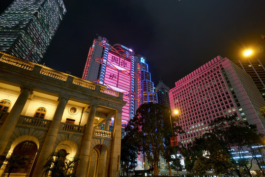 香港城市夜景