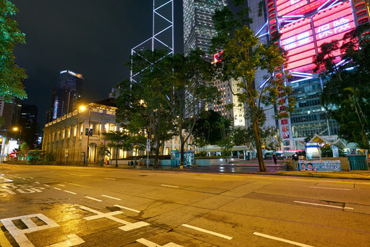 香港城市夜景