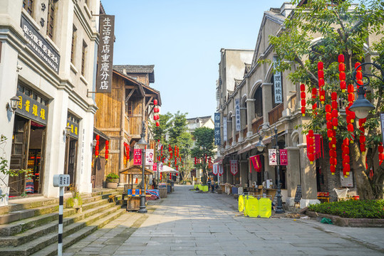 老重慶民國建筑街道