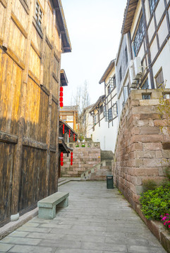 老重慶民國建筑街道