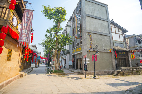 老重慶民國(guó)建筑街道