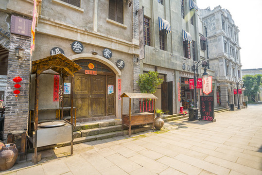 老重慶民國(guó)建筑街道