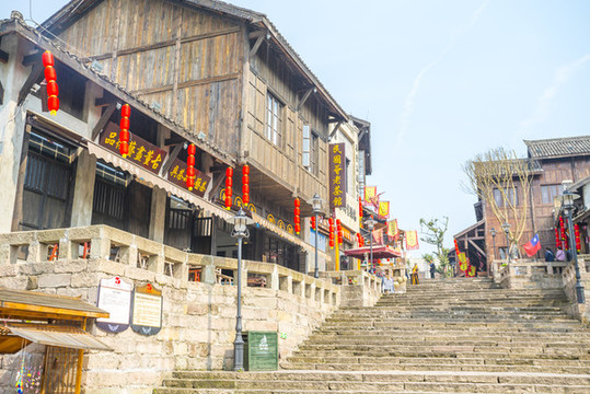 老重慶民國建筑街道